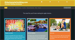 Desktop Screenshot of kidscharacterbuilding.com